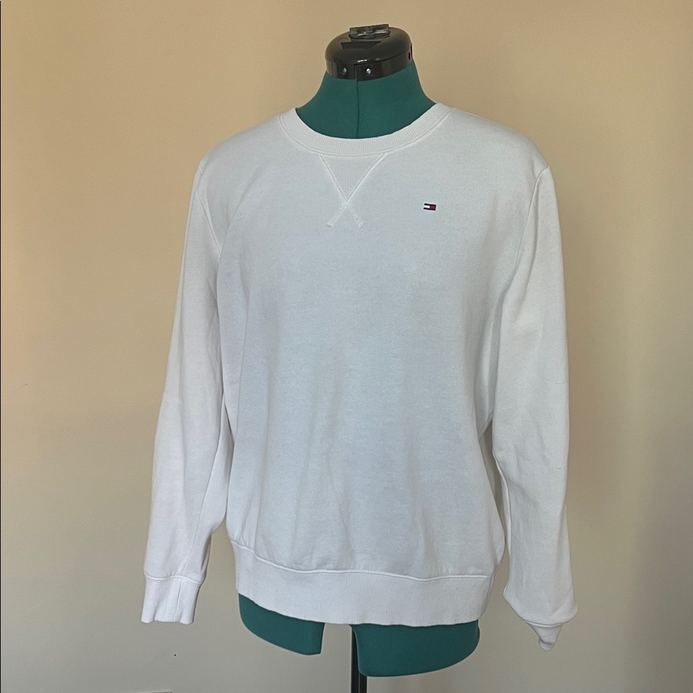 Tommy Hilfiger women White Crewneck Sweater